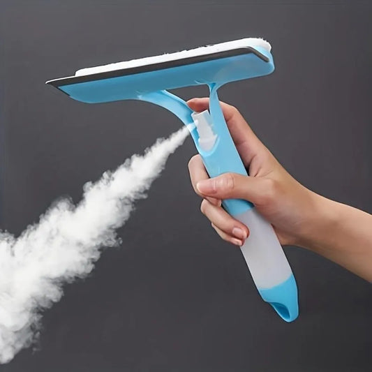 Pulverizador Limpa Vidros com Rodo – Limpador de Vidros 2 em 1 para Casa, Carro e Banheiro