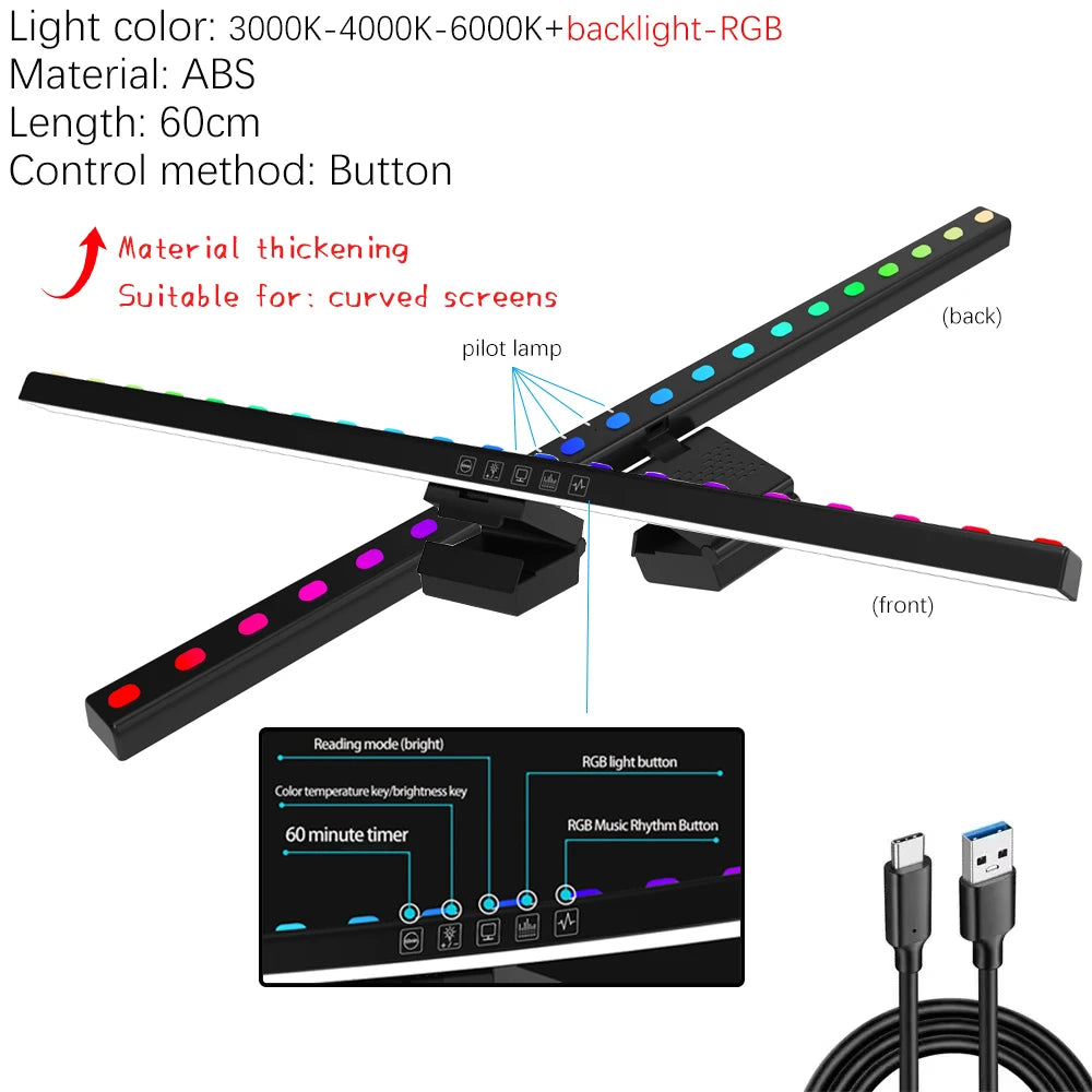 Luminária Decorativa de LED – Luz Noturna Estética para Quarto e Sala de Estar