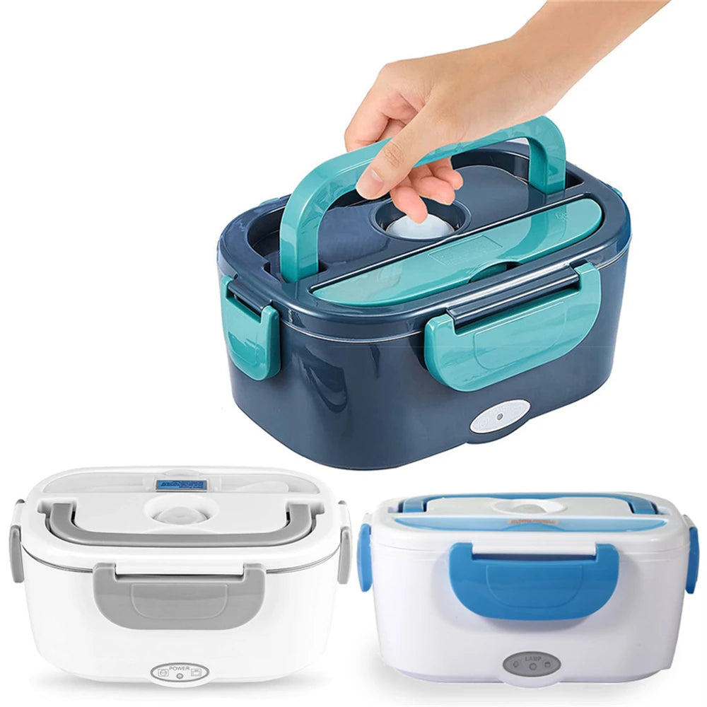 Marmita Elétrica Portátil – Recipiente de Aquecimento Automático de Alimentos para o Trabalho e Viagem