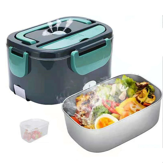 Marmita Elétrica Portátil – Recipiente de Aquecimento Automático de Alimentos para o Trabalho e Viagem