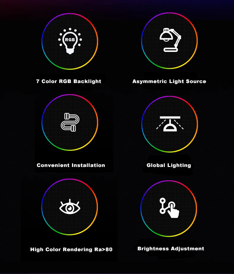 Luminária Decorativa de LED – Luz Noturna Estética para Quarto e Sala de Estar